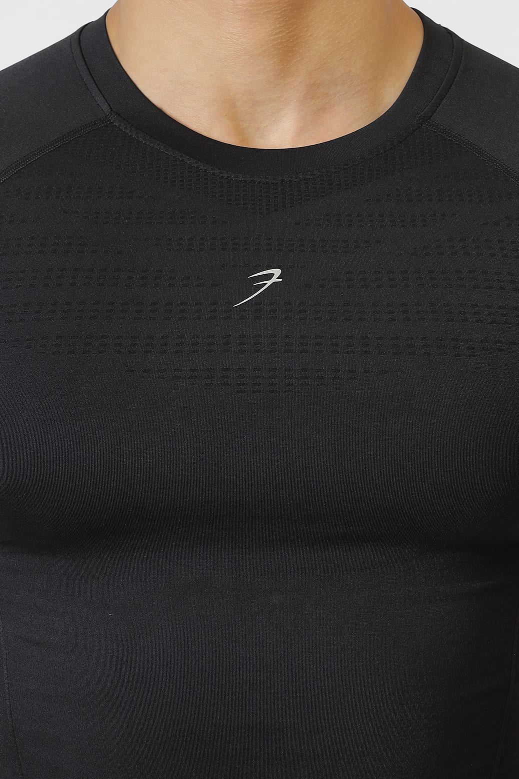 Power Seamless T-shirt Black/Logo - Image 3