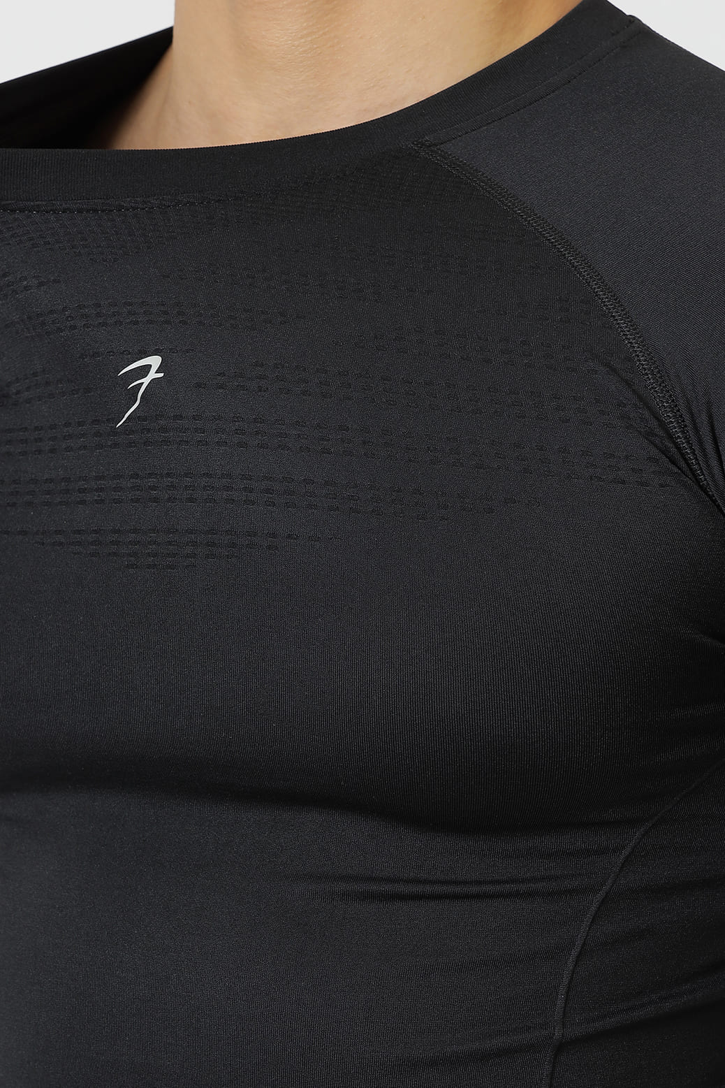 Power Seamless T-shirt Black/Logo - Image 4