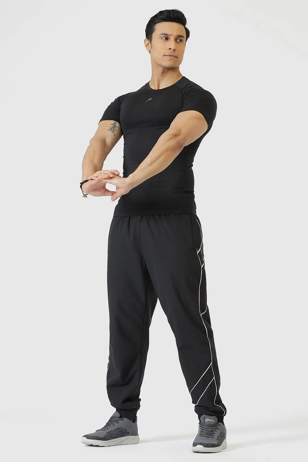 Power Seamless T-shirt Black/Logo - Image 6