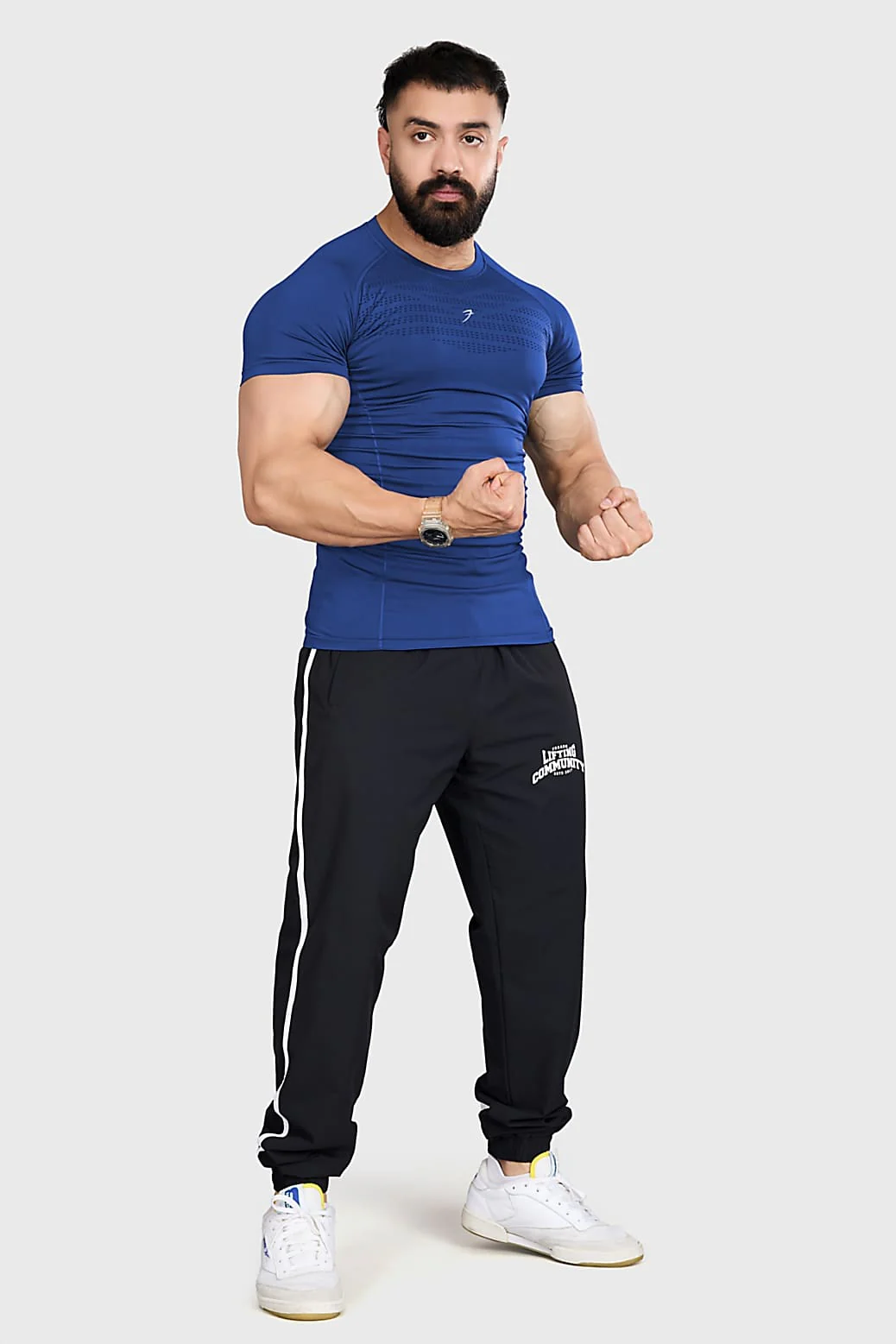 Power Seamless T-shirt Blue/Logo - Image 2