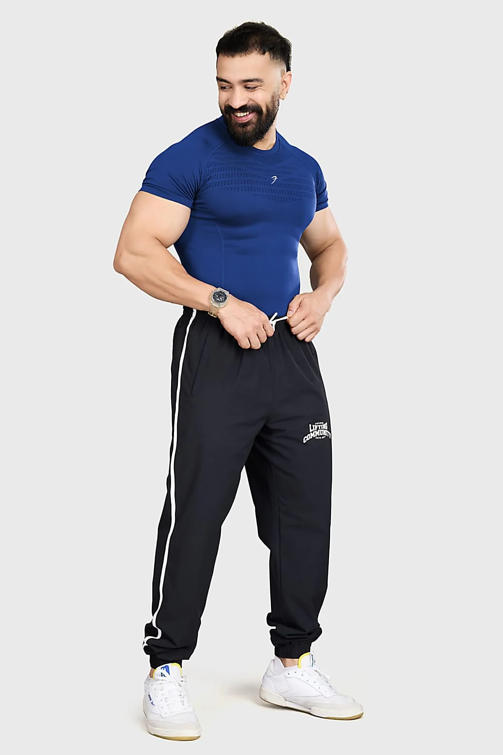 Power Seamless T-shirt Blue/Logo - Image 6