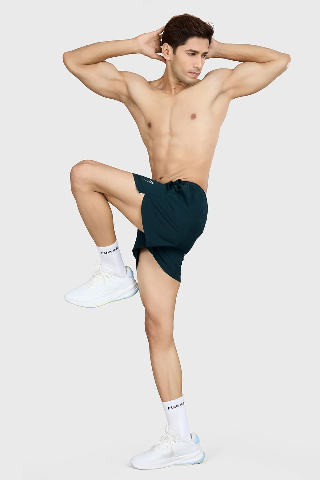 Pulse 4" Running Shorts Deep Green - Image 2
