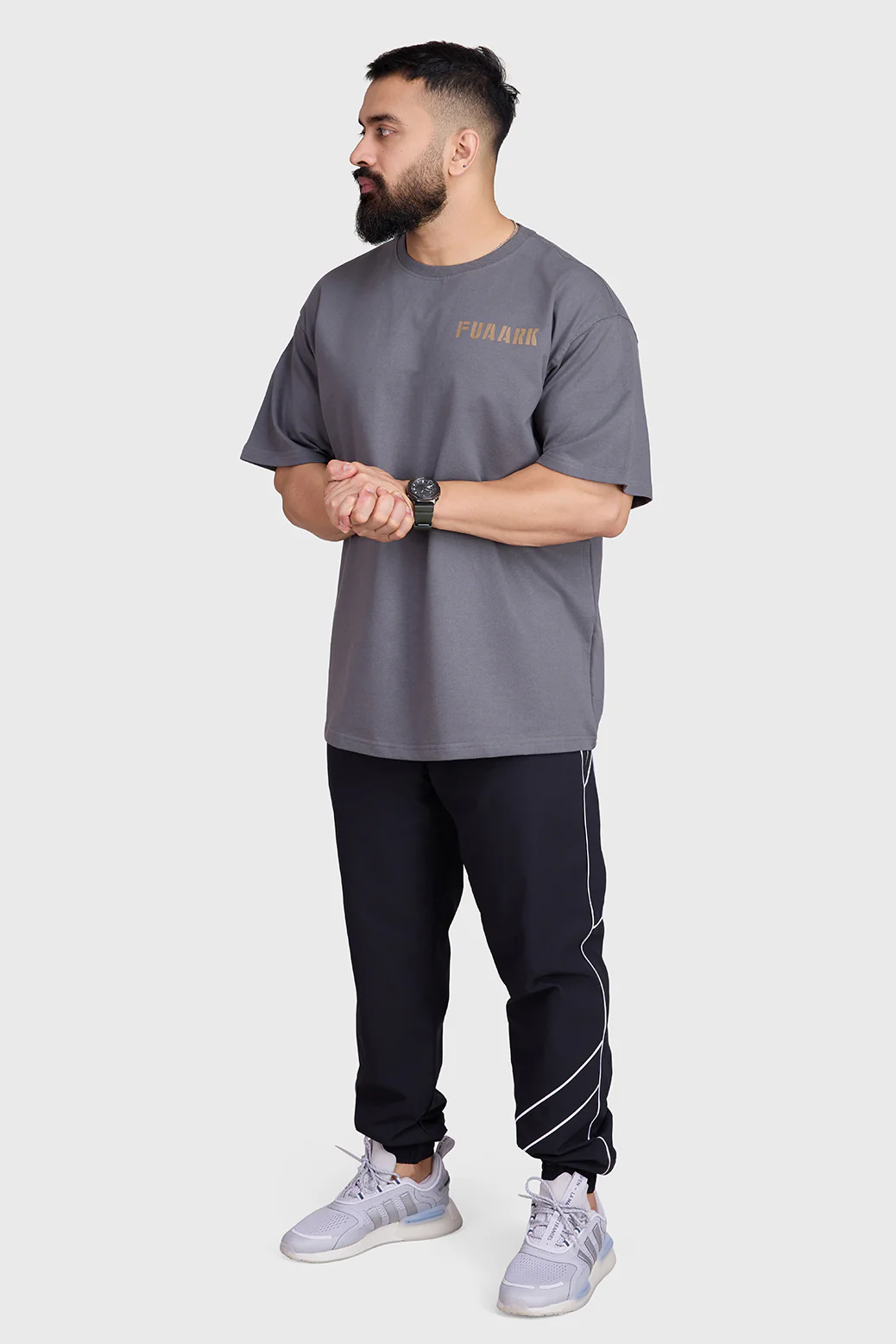 Rage Oversized T-shirts Charcoal - Image 5