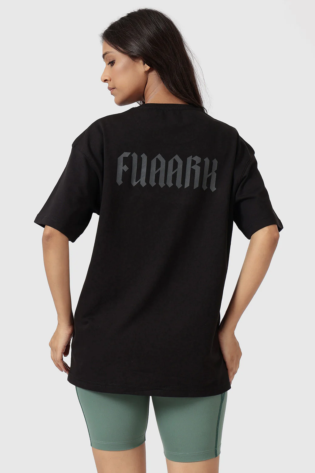 Regime Oversized T-shirts Black - Image 6