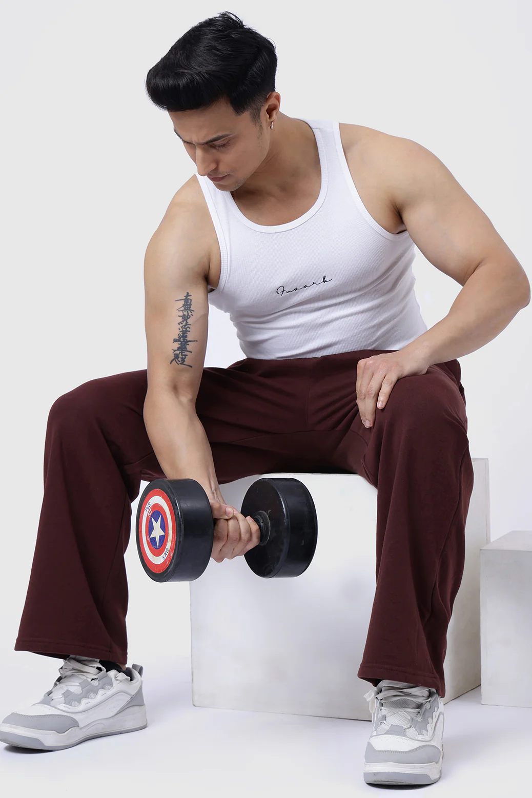 Ribbed Tank White - Image 2