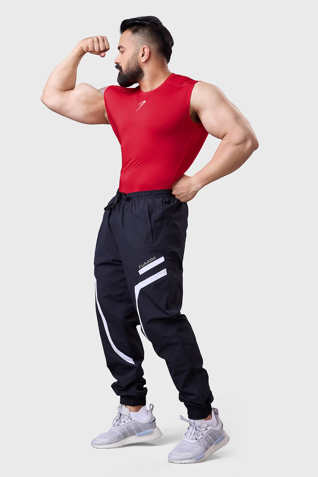 Compression Sleeveless Tank Red - Image 4