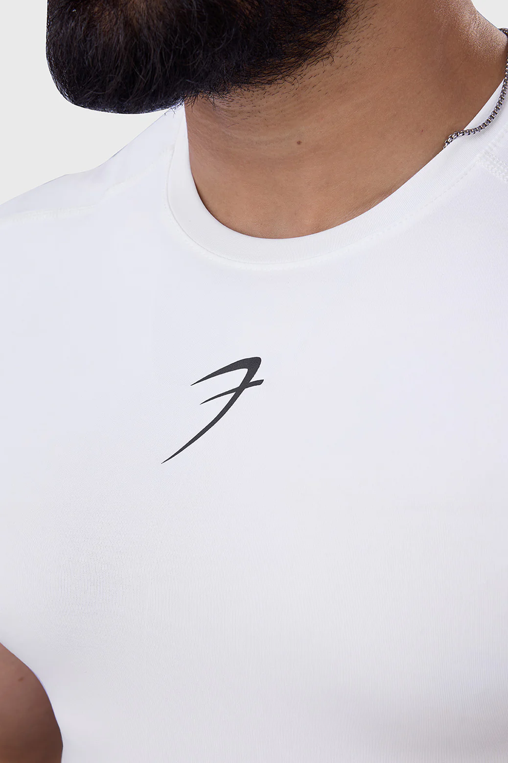 Compression Sleeveless Tank White - Image 3