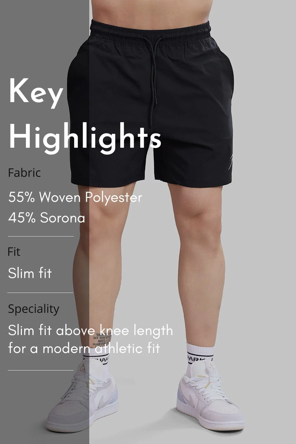 Thread Shorts Black - Image 8
