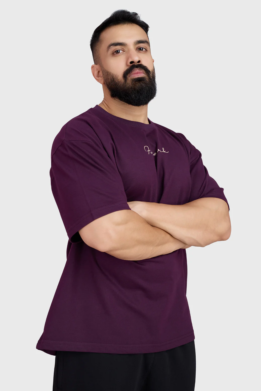 Weekend Oversized T-shirt Plum - Image 3