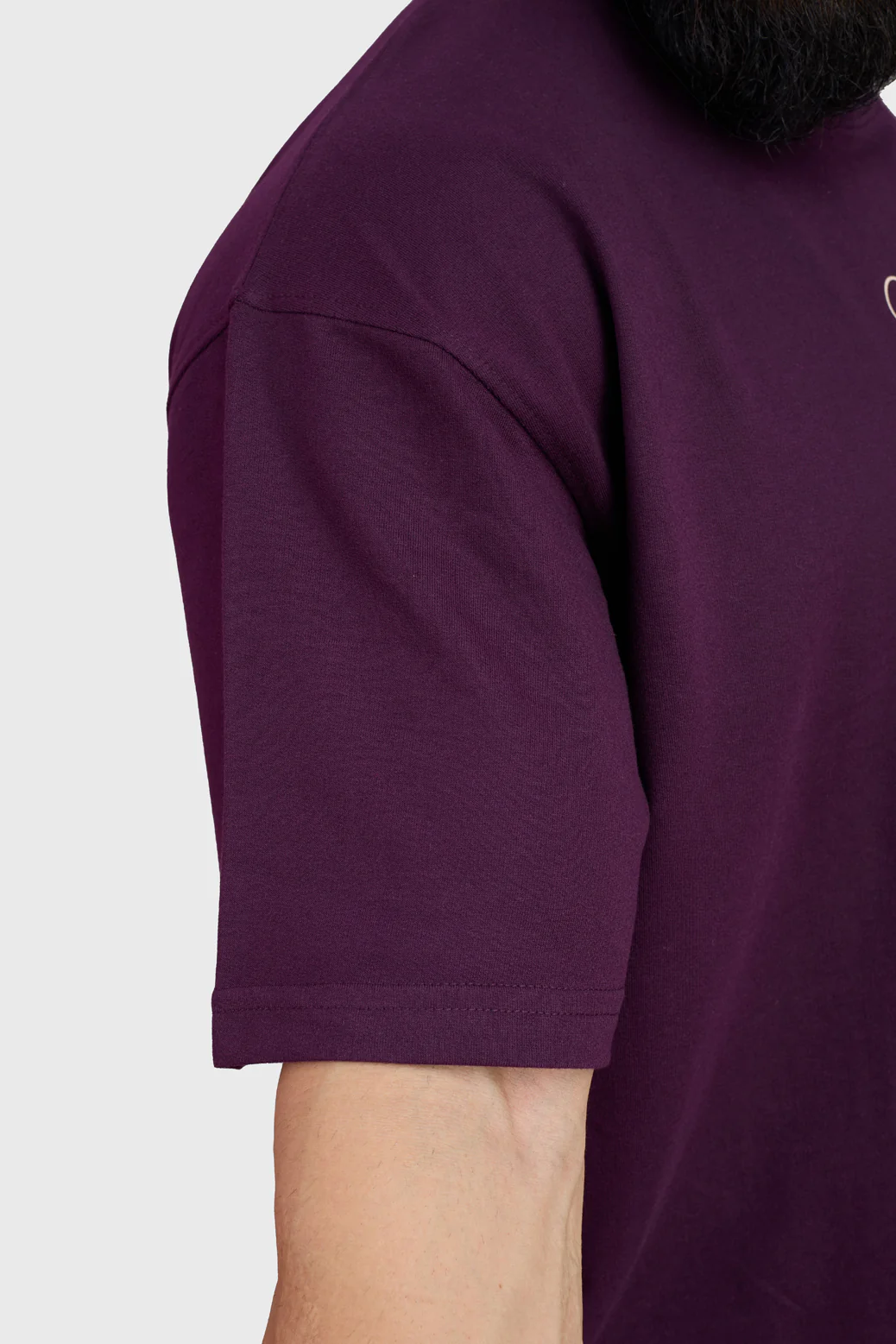 Weekend Oversized T-shirt Plum - Image 5
