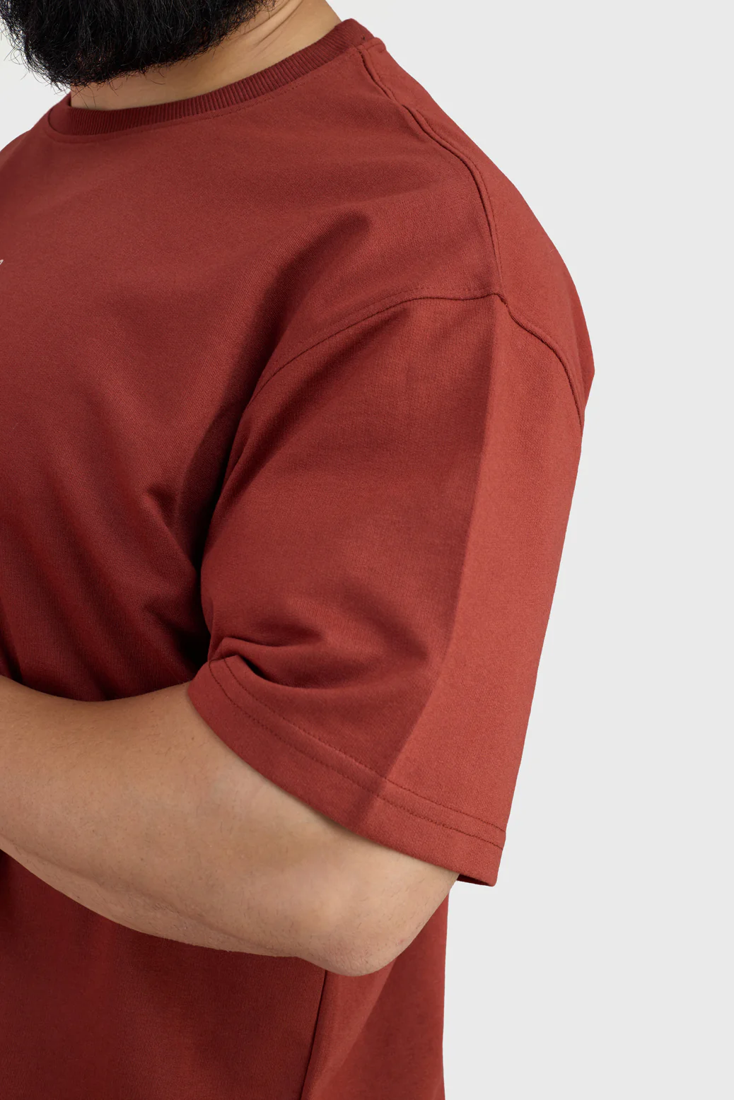 Weekend Oversized T-shirt Rust - Image 4