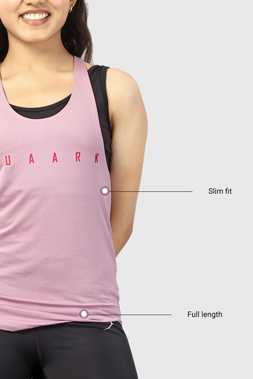 Training Mesh Tank Mauve - Image 3