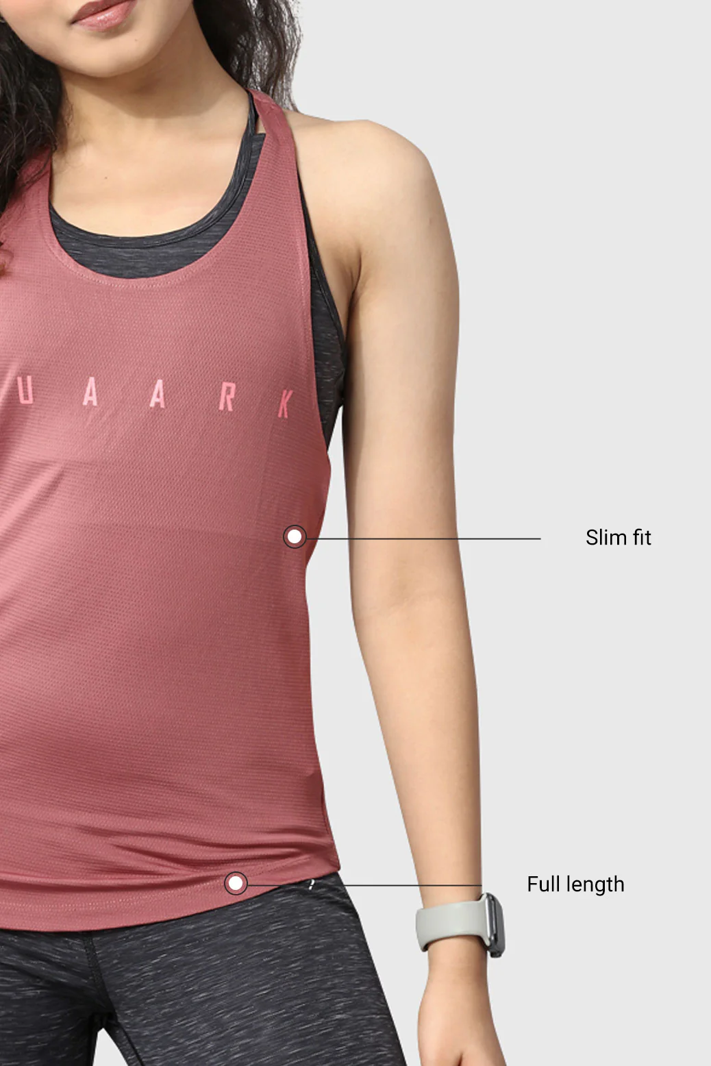 Training Mesh Tank Rose - Image 5